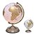 Globo Terrestre Decorativo Branco e Dourado com Luz 220V - Imagem 1