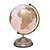Globo Terrestre Decorativo Branco e Dourado com Luz 220V - Imagem 2