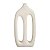 Vaso Minimalista  em Poliresina Off White  Mart  39cm - Imagem 1