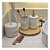 Kit Lavabo de Ceramica Organico Branco - OIKOS - Imagem 2
