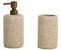 Kit Lavabo 2pcs em Poliresina Bege - Imagem 1