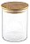Pote Hermético Borossilicato c/ Tampa de Bambu 750ml - Imagem 1