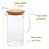 Jarra Vidro Borossilicato com Tampa Bambu - 1300ml - Imagem 1