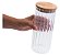 Pote Vidro Borossilicato Canelado Bambu 1,1L - Imagem 3