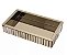 Bandeja Decorativa- Marrom Espelhado - 5,5x35x20cm- Mabruk - Imagem 1