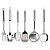 Conjunto Utensílios Cozinha Inox Dolce Home 9 peças - Imagem 1