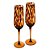 Conjunto 2 Taças Champanhe Leopar 210 ml Wolff - Imagem 1