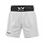 Calção de boxe profissional masculino branco com preto - Imagem 1