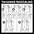 Calção de boxe profissional masculino branco com preto - Imagem 5