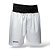 Calção de boxe profissional masculino branco com preto - Imagem 1