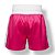 Calção de boxe profissional feminino pink com branco - Imagem 4