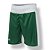 Calção de boxe profissional masculino verde com branco - Imagem 1