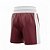 Calção de boxe profissional masculino vinho com branco - Imagem 4