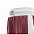 Calção de boxe profissional masculino vinho com branco - Imagem 3