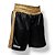 Calção de boxe profissional masculino preto com dourado - Imagem 1