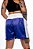 Calção de boxe profissional feminino violeta com branco - Imagem 3