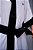 Boxing robe branco com preto - Imagem 4