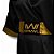 Boxing robe preto com dourado - Imagem 4