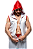 Conjunto branco e vermelho - com capuz - Imagem 2