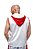 Conjunto branco e vermelho - com capuz - Imagem 3