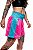 Conjunto pink e azul turquesa - com capuz - Imagem 7
