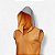 Conjunto laranja e cinza feminino - com capuz - Imagem 1