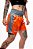 Conjunto laranja e cinza feminino - com capuz - Imagem 5