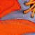 Sapatilha boxe laranja e cinza - linha Footwork - Imagem 4