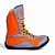 Sapatilha boxe laranja e cinza - linha Footwork - Imagem 1