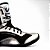 Sapatilha boxe cano curto preta e prata - linha Footwork - Imagem 2