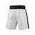 Calção de boxe profissional masculino branco e preto com tiras - Imagem 4