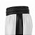 Calção de boxe profissional masculino branco e preto com tiras - Imagem 3