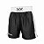 Calção de boxe profissional masculino preto e branco com tiras - Imagem 1