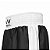 Calção de boxe profissional masculino preto e branco com tiras - Imagem 3