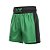 Calção de boxe profissional masculino verde com preto - Imagem 1