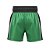 Calção de boxe profissional masculino verde com preto - Imagem 4