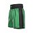 Calção de boxe profissional masculino verde com preto - Imagem 2