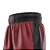 Calção de boxe profissional masculino vinho com preto - Imagem 3