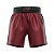 Calção de boxe profissional masculino vinho com preto - Imagem 1