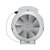 Exaustor Axial Turbo 150mm 65w Ventisol In-line 220v Br - Imagem 4