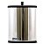 Lixeira Inox Para Banheiro Lavabo Cozinha 6,3 Litros Com Tampa - Imagem 1