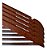 Kit 20 Cabides De Madeira Vintage Mogno Com Silicone Antideslizante 44cm - Imagem 3
