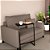 Mesa De Apoio Lateral Encaixe Braço Sofá Cama Até 20kg Madeira Aço Vintage Preta - Imagem 5