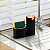 Dispenser Para Detergente Bucha Luxo Conceito Preto e Dourado Arthi - Imagem 1