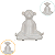 Estátua Enfeite De Mesa Decorativo Posição De Yoga Macaco - Imagem 3