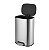 Lixo Slim Para Banheiro Lixeira Com Pedal 12 Litros Fechamento Sutil - Imagem 4