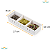 Kit 3 Organizadores De Gavetas Com Separador Móvel 27x9x5 Cm - Imagem 3