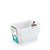 Kit 4 Cestos Organizadores Mosaico Retangular 650 Ml Branco - Imagem 7