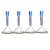 Kit Árvore De Natal Natalina Grande 1,20m E Pisca Pisca Azul 8 Metros - Imagem 4