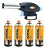 Kit Maçarico Culinário + 4 Refil  De Gás Butano Solda Regulagem Gt6019 - Imagem 1